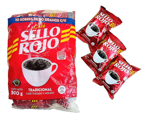 Bolsa De Café Sello Rojo X 500 G