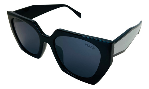 Óculos De Sol Feminino Viale R1 1 Ano De Desenho Preto E Branco
