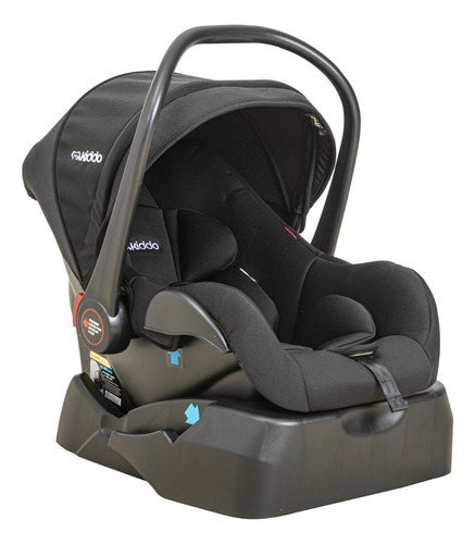Bebê Conforto Kiddo Casulo Click Preto (13 Kg) E Base
