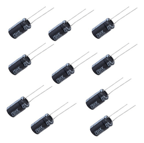 10pcs 400v 10uf Condensador Electrolítico De Baja