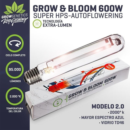 Grow Genetics Ampolleta Grow & Bloom 250w 
