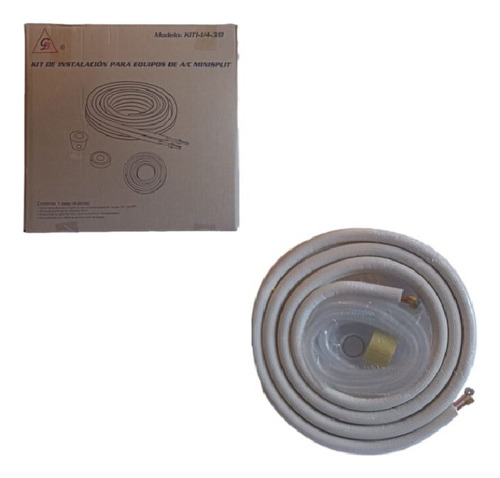 Kit De Instalación Para Minisplit (4 Metros) 1/4 - 3/8 Gb