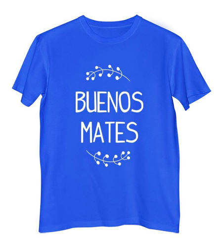 Remera Hombre Color Buenos Mates Yuyo Vector