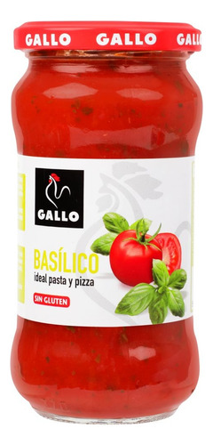 2 Pzs Gallo Salsa Para Pasta Tomate Basilico 350gr