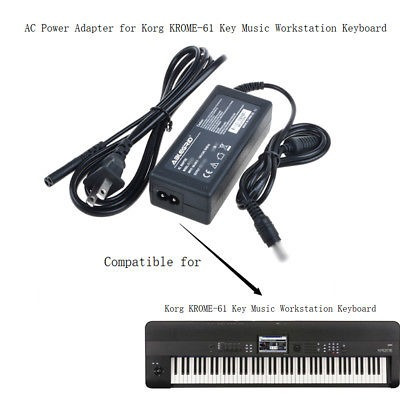 Adaptador De Ca Para El Suministro De Música Clave Korg Krom