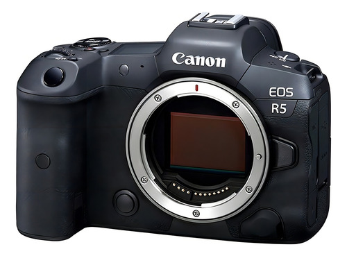 Câmera sem espelho Canon Eos R5 8k 45mp cor preta