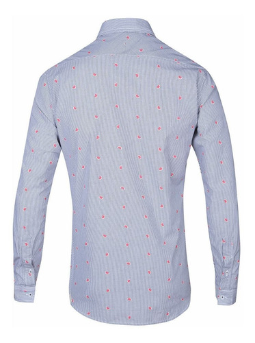 Imagen 2 de 3 de Camisa Entallada Hombre Vestir Slim Fit Quality Import Usa