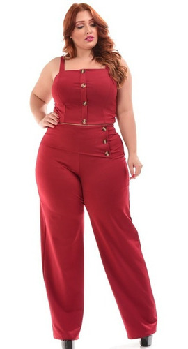 conjunto social feminino plus size