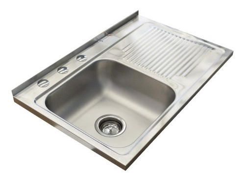 Fregadero Cocina Sobreponer 1 Tina 75x48x14 Eb Mcm402 Der
