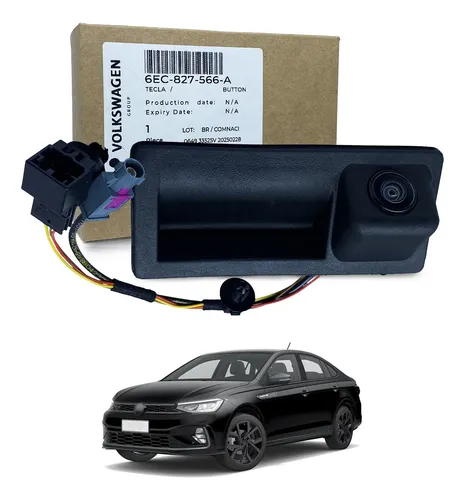 Câmera Ré Maçaneta Vw Virtus 1.0 1.4 Tsi 6ec827566a Original