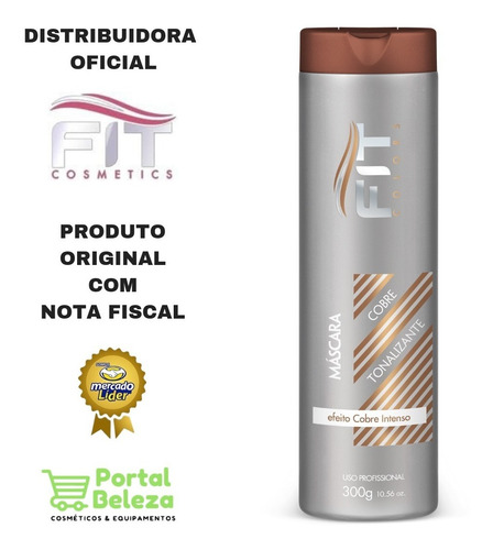 Máscara Tonalizante Cobre - Fit Cosmetics