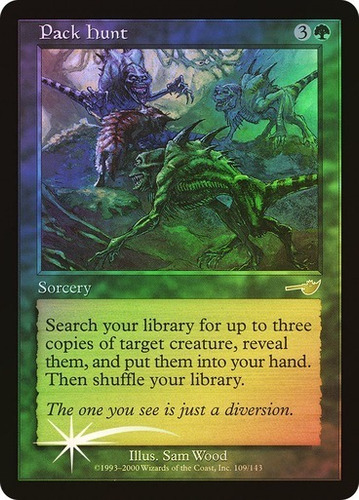 Magic Mtg Pack Hunt Nemesis (foil)