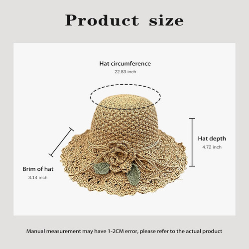 Sombreros De Paja For Mujer, Sombreros De Playa, Protección