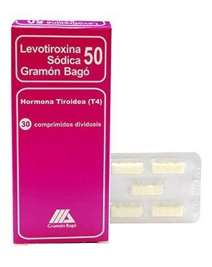 Levotiroxina 50mcg X 30 Comp - T4 Gramón Bagó
