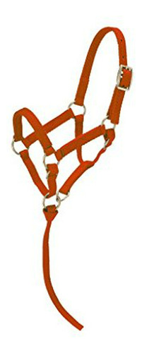 Tough 1 Miniatura Nylon Halter, Rojo, Pequeño Mini.