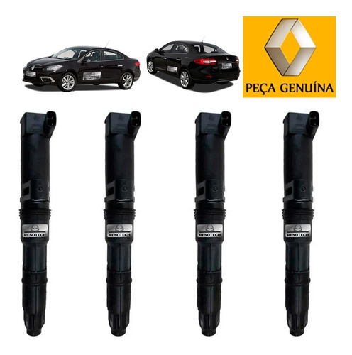 Bobina Igniçao Fluence 2.0 16v F4r 2011 A 2018 8200568671