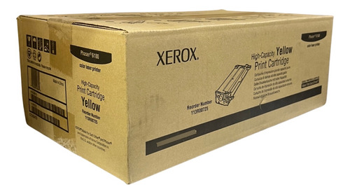 Toner Original Xerox 6180 Yellow 113r00725 6,000 Páginas