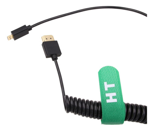 Cable En Espiral Micro Hdmi 2.1 De 4k, 60 Hz, 8 K, Para Sony