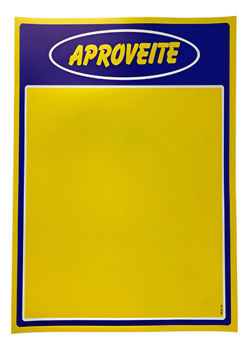 Cartaz Aproveite A3 29,7x42cm Papel Duplex 100 Und