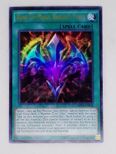 Rank-up-magic Barian's Force Ultra Yugioh