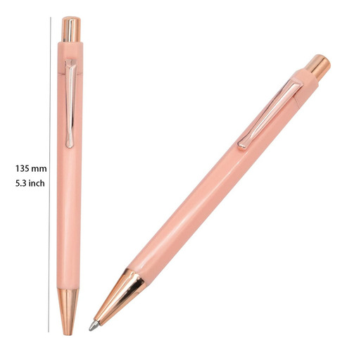 Sipliv 7 Piezas Bolígrafos Metálico Retráctil Click Pen Glit