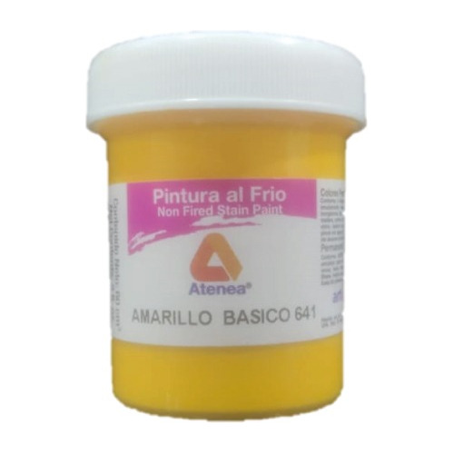 Pintura Al Frio Atenea 60 Cm3 Amarillo Basico Pack 2 Und