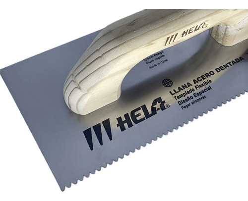 Llana Dentada Metal Profesional 280 X 130 Mm Hela Diente 2mm