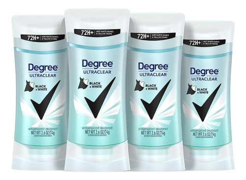 Desodorante Antitranspirante Degree Para Mujere 74g Pack 4