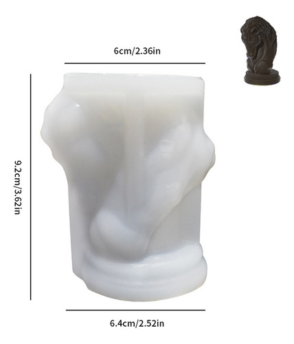 Set Diy Para Hacer Velas Con Forma De Cabeza De Caballo, Jab