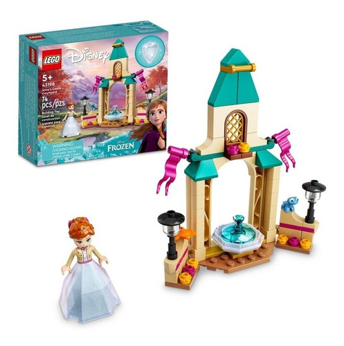 Kit Lego Disney Patio Del Castillo De Anna 43198 74 Piezas