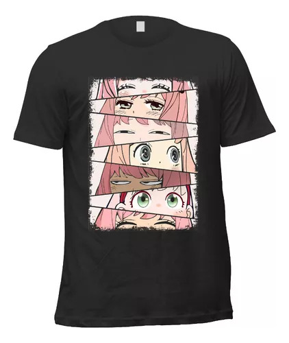 Remera Anime Spy X Family N05 Manga Anya Forger A1 Unisex