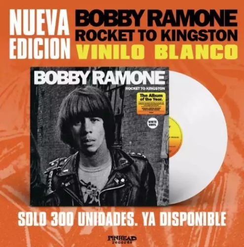 Lp Vinilo Bobby Ramone  Rocket To Kingston  Vinilo Blanco