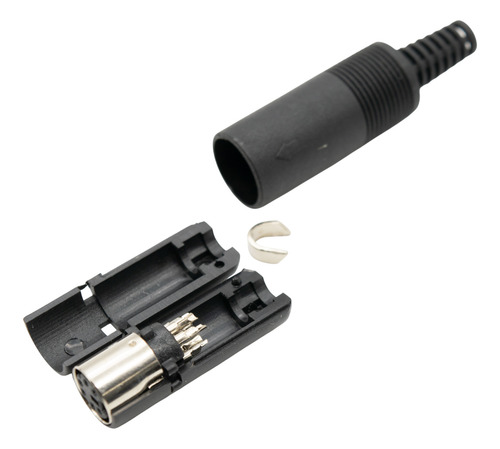 8 Conectores Mini Din 6 Pines 6 Vias Hembra Para Cable Md-60