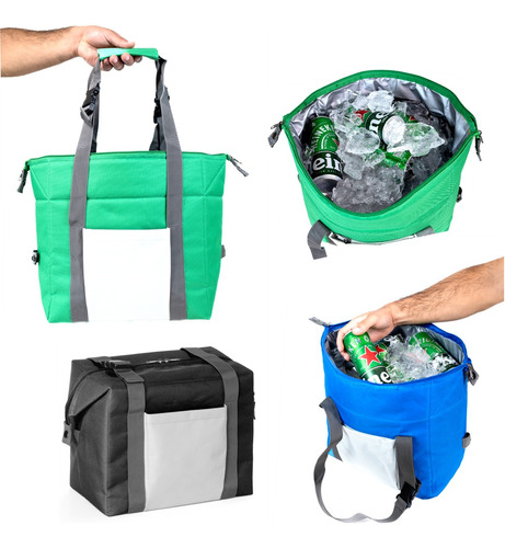 Bolsa Térmica 21 Litros Cerveja Cooler Bag Freezer Marmita