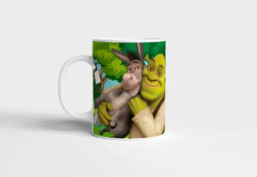 Caneca Polímero Burro do Shrek Personalizada