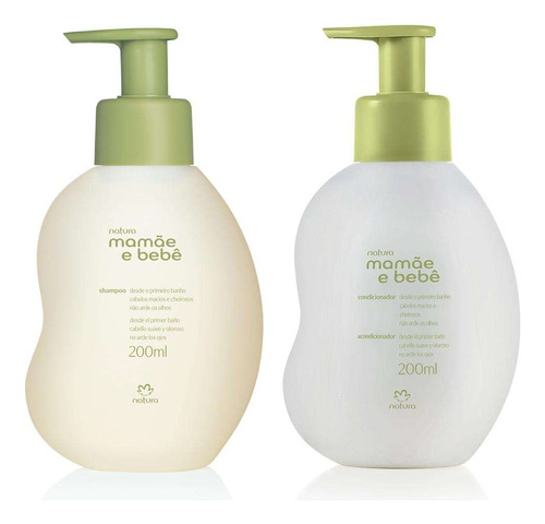 Combo Presente Mamãe E Bebê Shampoo E Condicionador Natura