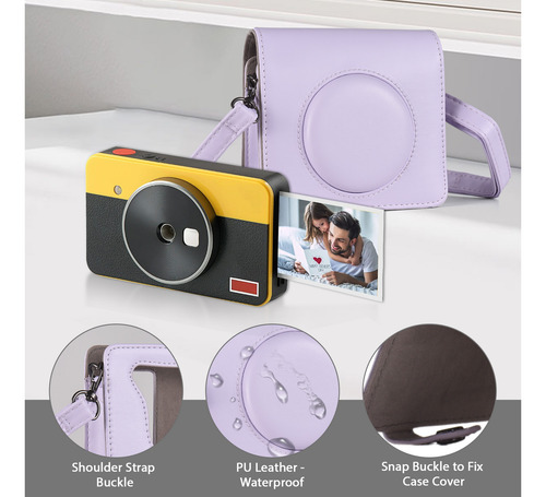 Funda Para Cámara Portátil Mini Shot 3, Estilo Retro