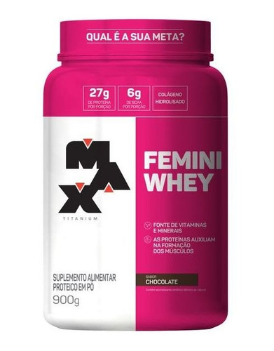 Femini Whey Max Titanium Pote 900g