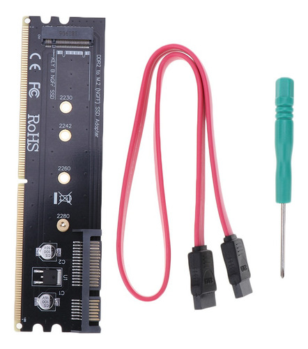 Xd Slot De Cartão De Memória Ddr2 Sata Para Ssd M.2 Ngff
