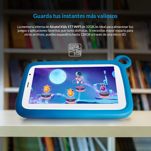 Imagen 6 de 8 de Tablet Alcatel 1t 7 Kids 32gb 1gb Ram Con Funda