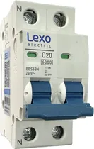 Comprar Interruptor Automatico Bipolar 2x20a 6ka Curva C - Lexo