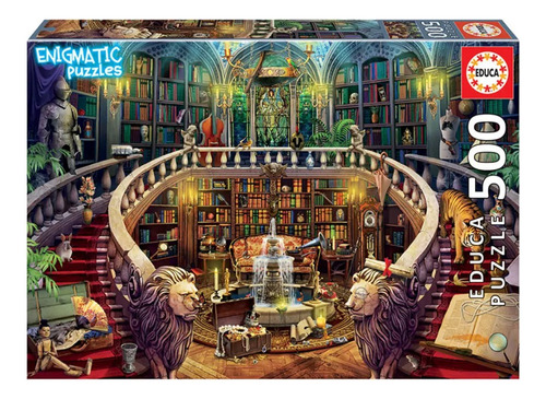 Puzzle Educa Borras 500pcs Misterious Old Library 18479