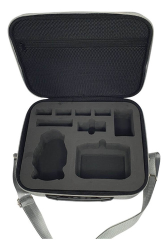 Maleta Drone Dji Mini 3 Pro Com Alça De Ombro - Cor Cinza