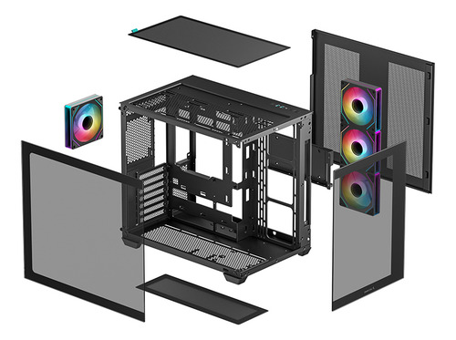 Gabinete Deepcool Cg530 4f Midi-tower Atx/micro-atx/mini-itx