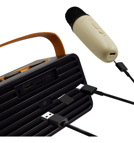 Bocina Bluetooth Con Microfono Fm/am
