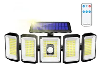 Comprar Lampara Solar Exterior, Bylifity® 300 Led Luces Solares, 3 Modos Luz Led Solar Exterior Ip65 Impermeable Solar Luz Led Iluminación Exterior con Sensor de Movimiento para Jardín, Patio, Camino G5450 Ne