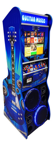 Maquina De Musica Jukebox Karaoke 7 X 1 De 17 Polegadas Vrd