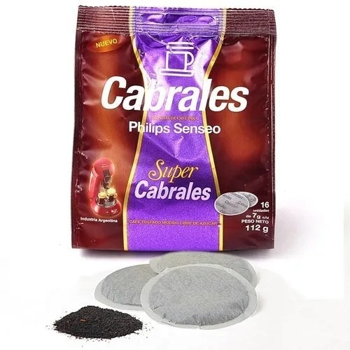 Imagen 2 de 7 de Capsula Cafe Philips Senseo 3x Cabrales Super + 3x La Planta
