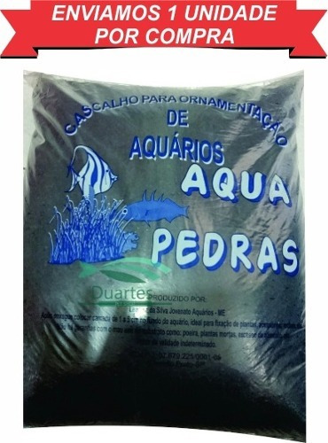 Cascalho De Basalto Moído Para Aquarios Nº1 25kg