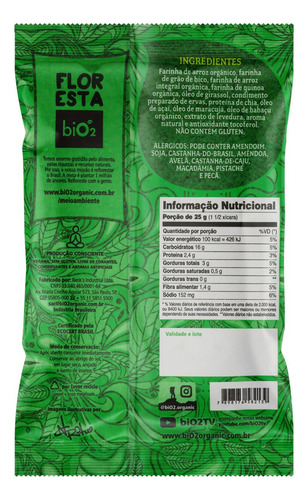 Chips biO2 Vegan Chips ervas sem glúten 40 g